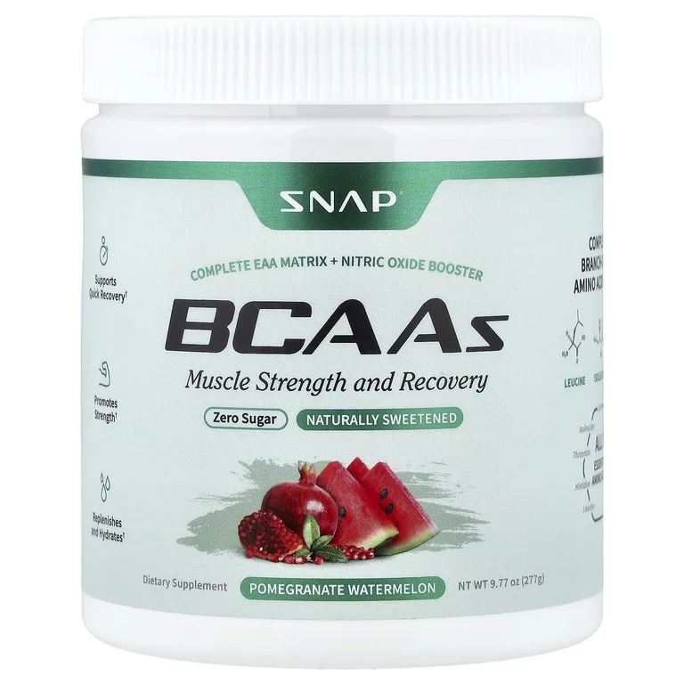 Snap Supplements, BCAA, со вкусом граната и арбуза, 277 г (9,77 унции)