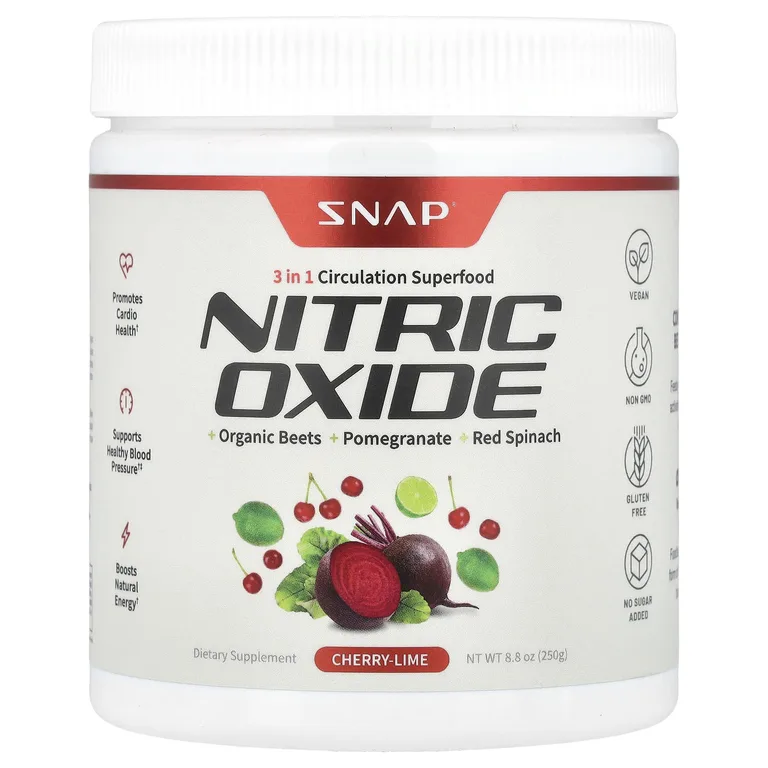 Snap Supplements, Оксид азота, вишня и лайм, 250 г (8,8 унции)