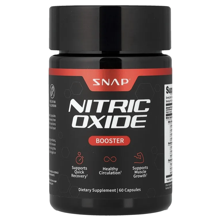 Snap Supplements, Усилитель оксида азота, 60 капсул