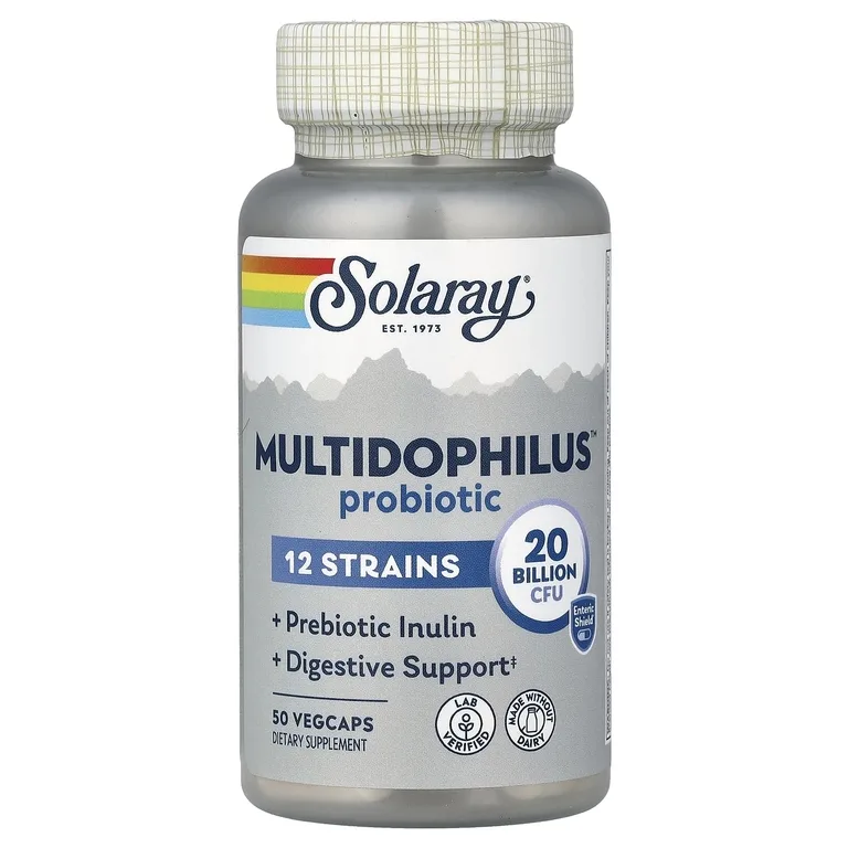 Solaray, Multidophilus™ Пробиотик, 50 растительных капсул