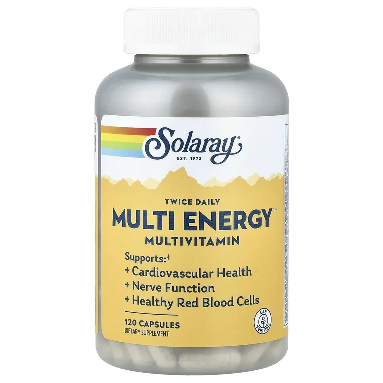 Solaray, мультивитамины, 120 капсул