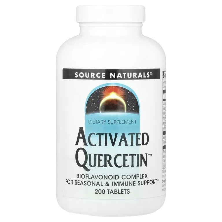 Source Naturals, Активированный кверцетин, 200 таблеток