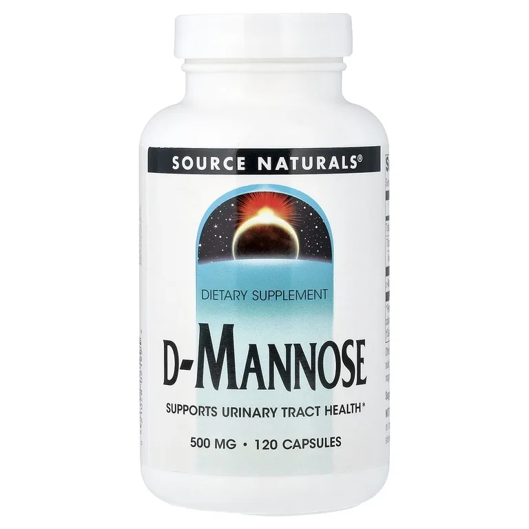Source Naturals, D-манноза, 500 мг, 120 капсул