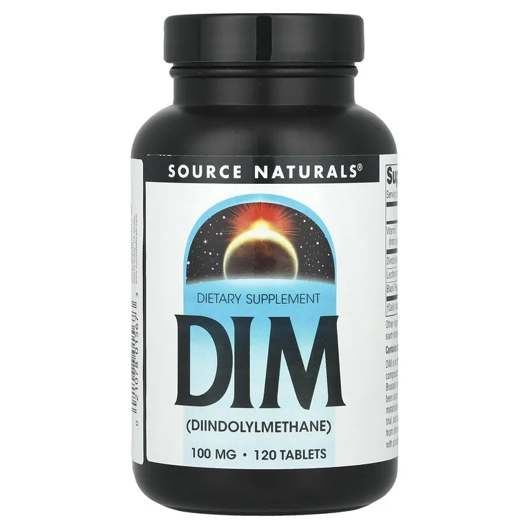 Source Naturals, Дииндолилметан, 100 мг, 120 таблеток
