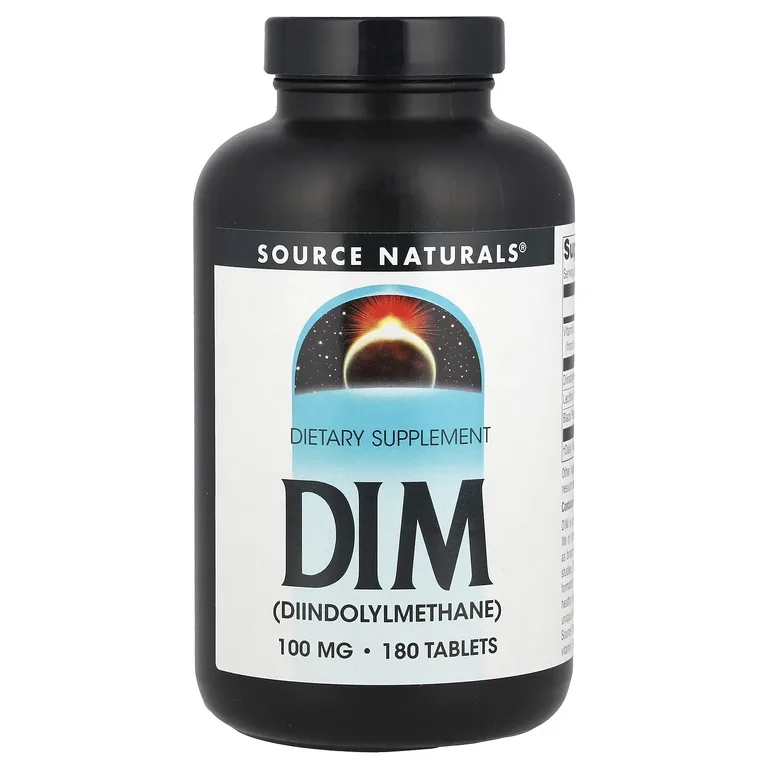 Source Naturals, Дииндолилметан, 100 мг, 180 таблеток