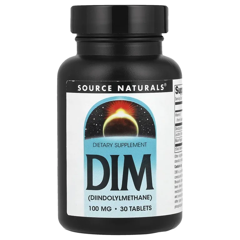 Source Naturals, Дииндолилметан, 100 мг, 30 таблеток