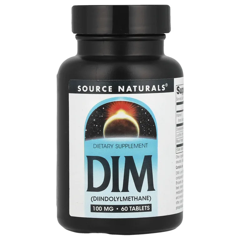 Source Naturals, Дииндолилметан, 100 мг, 60 таблеток