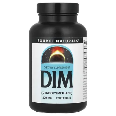 Source Naturals, Дииндолилметан, 200 мг, 120 таблеток