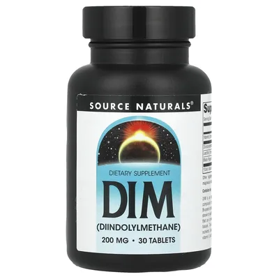 Source Naturals, Дииндолилметан, 200 мг, 30 таблеток