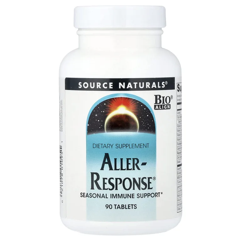 Source Naturals, добавка для поддержки иммунитета и дыхательной системы Aller-Response®, 90 таблеток