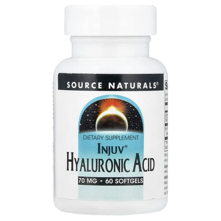 Source Naturals, гиалуроновая кислота, 60 капсул