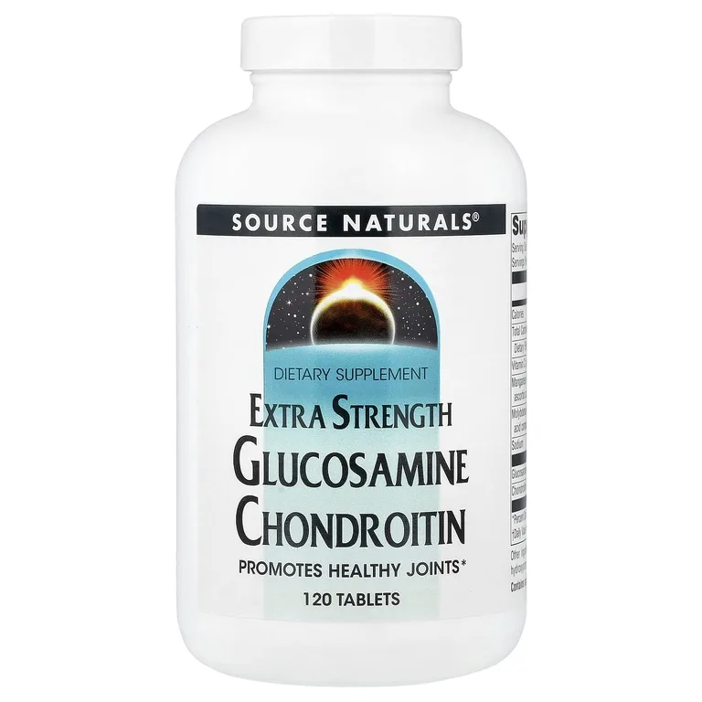 Source Naturals, Глюкозамин хондроитин, 120 таблеток
