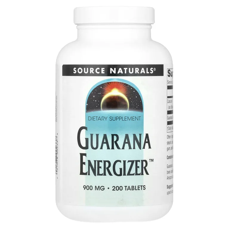 Source Naturals, гуарана, 200 таблеток