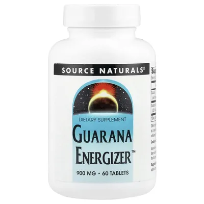 Source Naturals, Гуарана, 60 таблеток