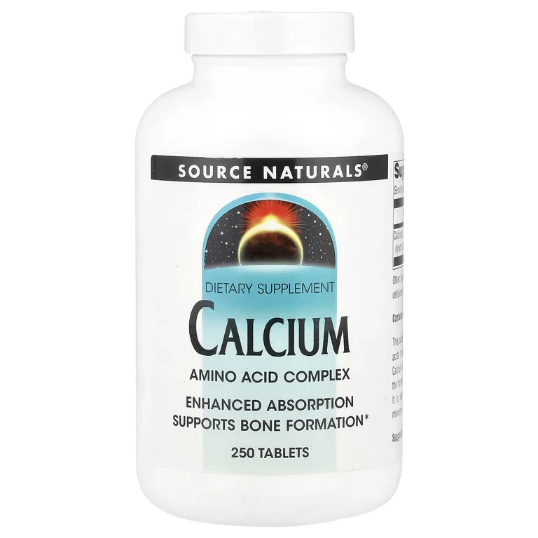 Source Naturals, кальций, 200 мг, 250 таблеток