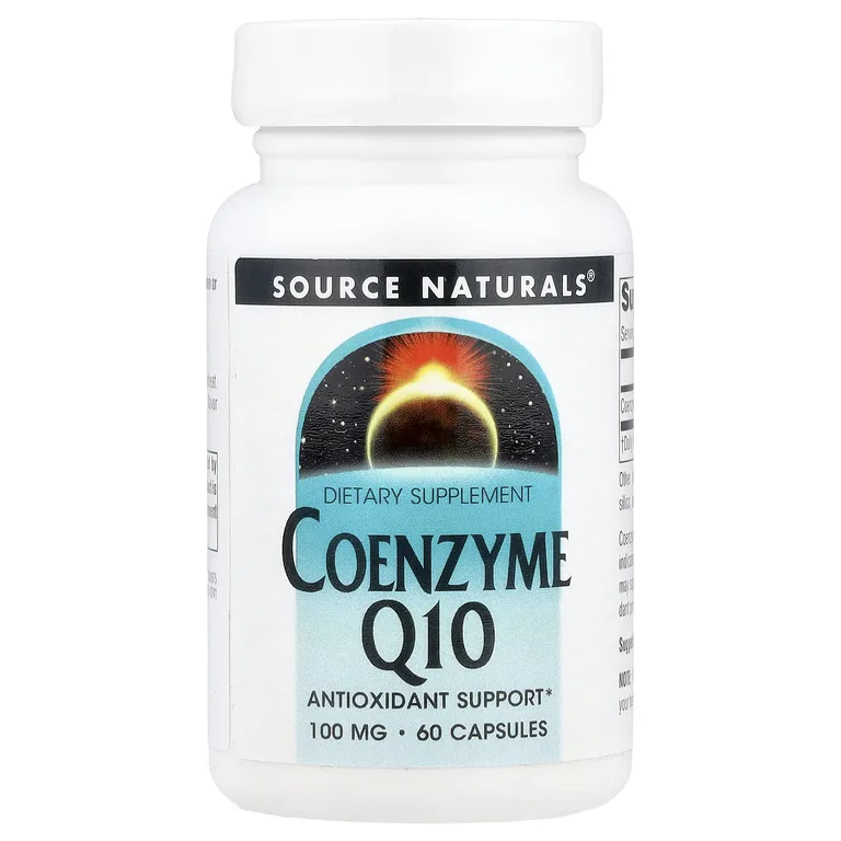 Source Naturals, коэнзим Q10, 100 мг, 60 капсул