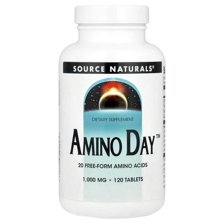 Source Naturals, комплекс 20 аминокислот в свободной форме, 120 таблеток