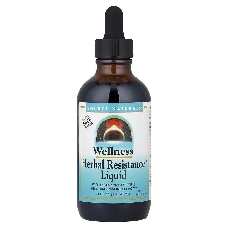 Source Naturals, комплекс для поддержки иммунной системы, без спирта, 118,28 мл (4 жидк. унции)