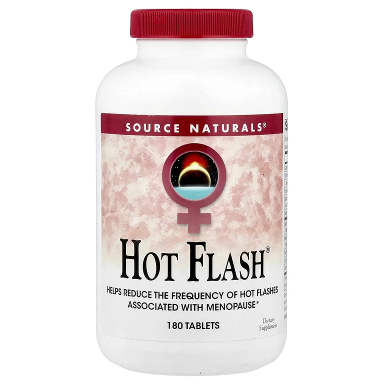 Source Naturals, комплекс для уменьшения симптомов менопаузы Hot Flash®, 180 таблеток