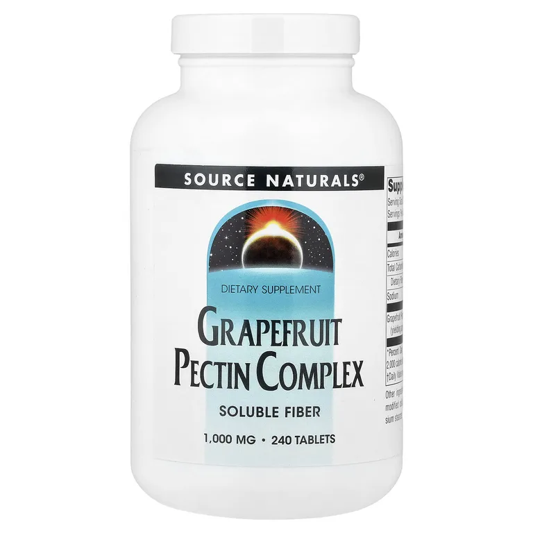 Source Naturals, Комплекс с пектином грейпфрута, 1000 мг, 240 таблеток