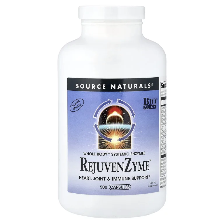 Source Naturals, комплексная смесь протеолитических системных ферментов, 500 капсул