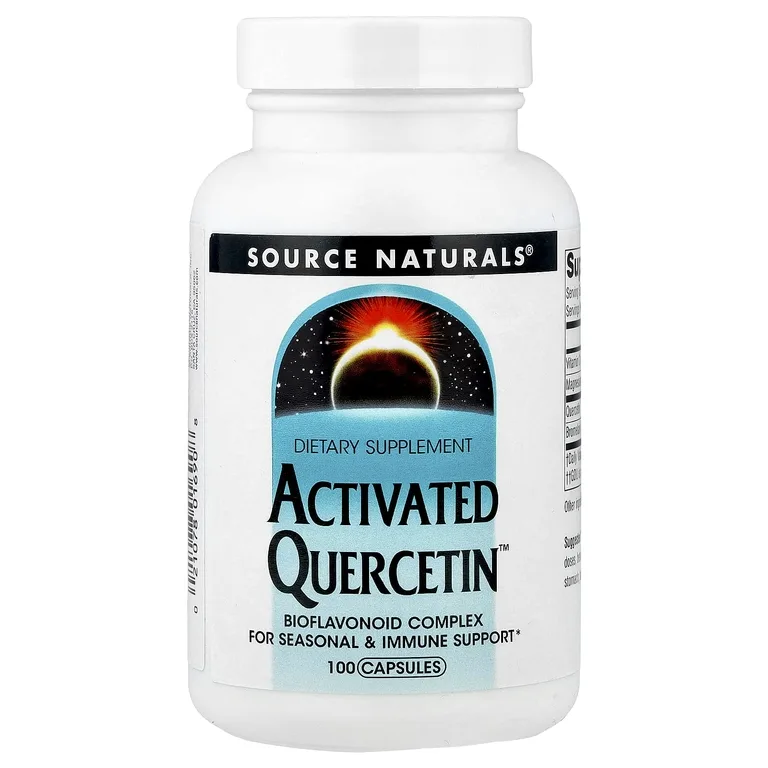 Source Naturals, кверцетин, 100 капсул