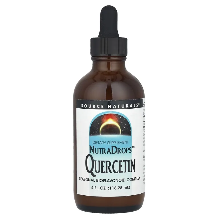 Source Naturals, кверцетин, 134 мг, 118,28 мл (4 жидких унции)