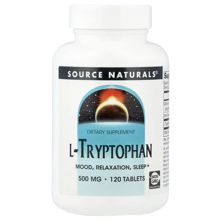 Source Naturals, L-триптофан, 120 таблеток