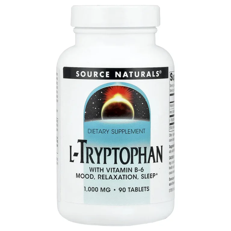 Source Naturals, L-триптофан, 90 таблеток