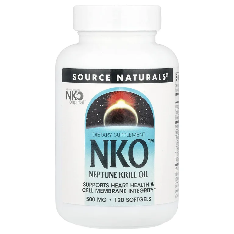 Source Naturals, масло антарктического криля, 500 мг, 120 желатиновых капсул