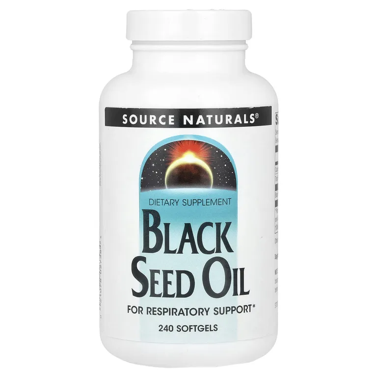 Source Naturals, Масло черного тмина, 240 мягких таблеток