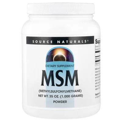 Source Naturals, МСМ в порошке, 1000 г