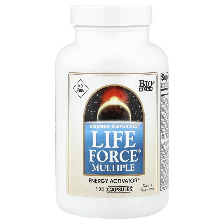 Source Naturals, Мультивитаминный комплекс, без железа, 120 капсул