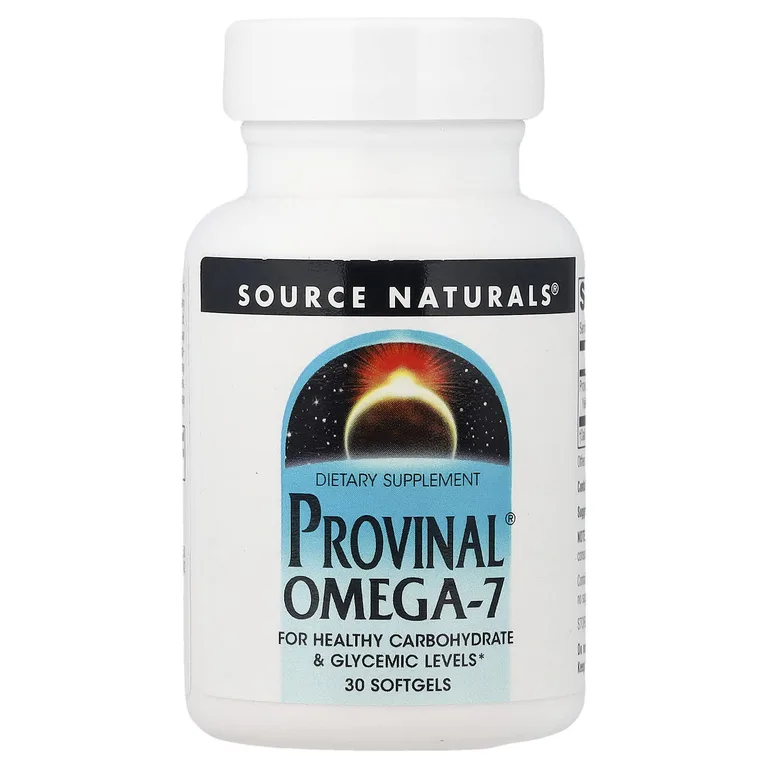 Source Naturals, омега-7, 30 желатиновых капсул