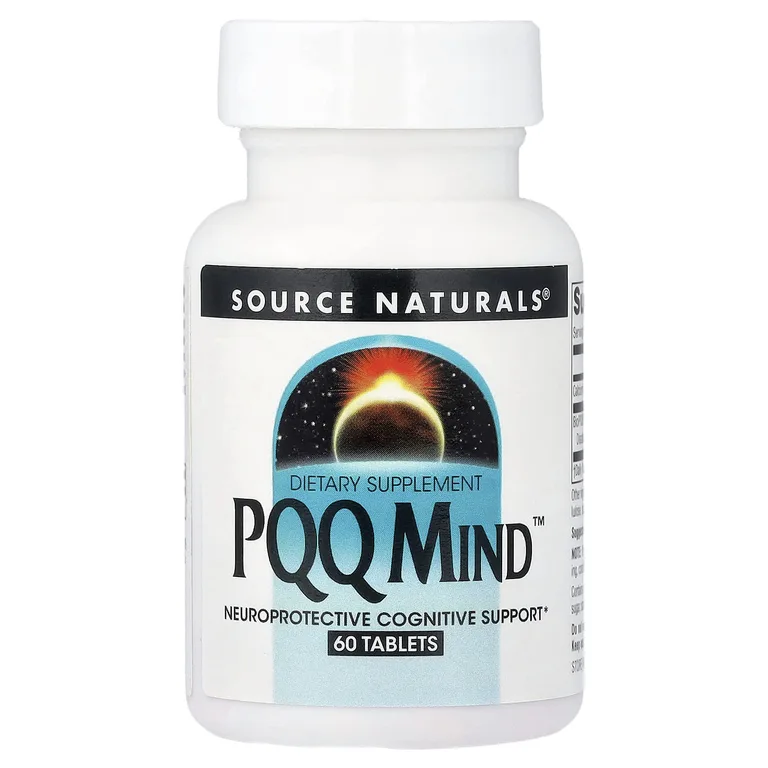 Source Naturals, пирролохинолинхинон, 60 таблеток