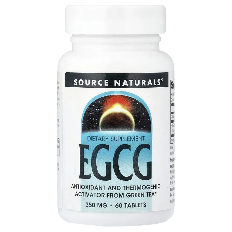 Source Naturals, полифенолы из зеленого чая, 350 мг, 60 таблеток