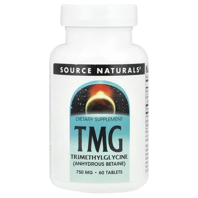 Source Naturals, TMG, 60 таблеток