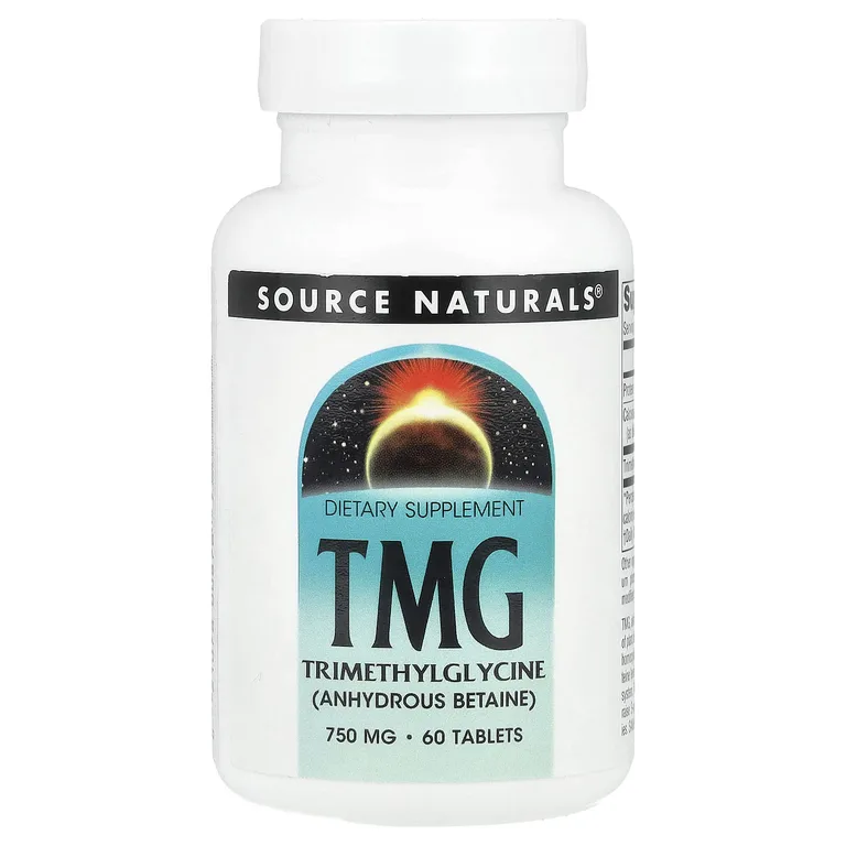 Source Naturals, TMG, 60 таблеток