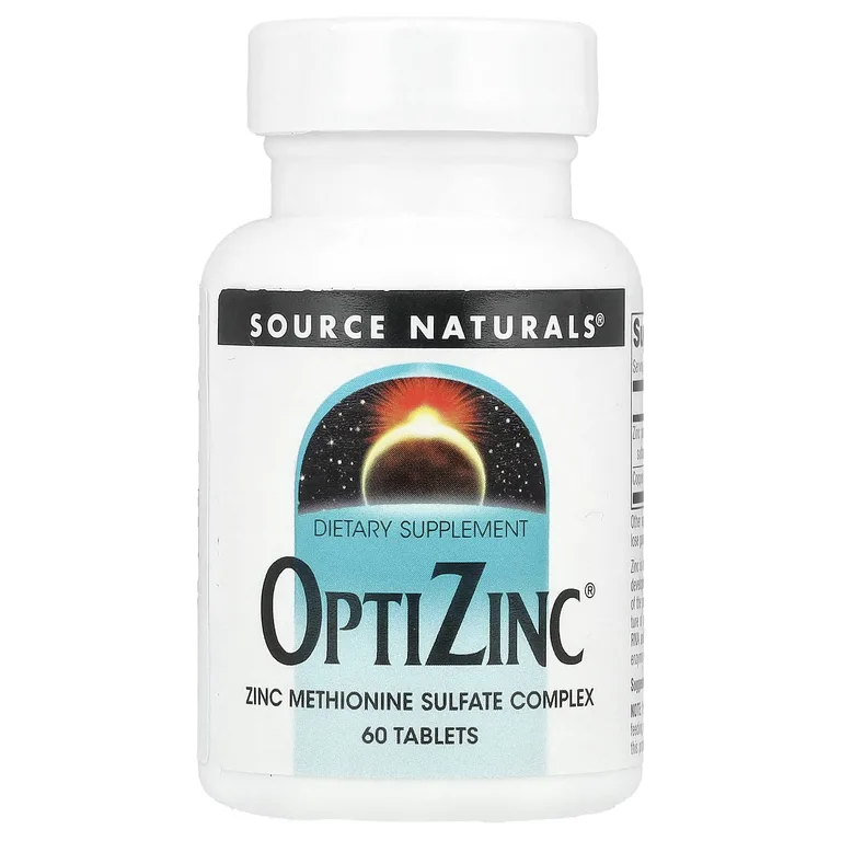 Source Naturals, цинк OptiZinc®, 60 таблеток