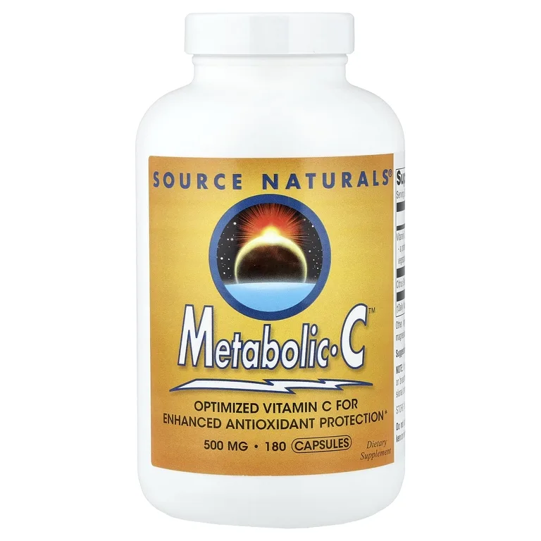 Source Naturals, витамин С, 500 мг, 180 капсул
