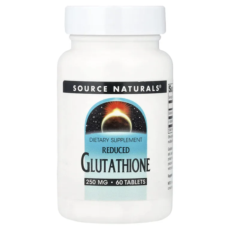 Source Naturals, восстановленный глутатион, 60 таблеток