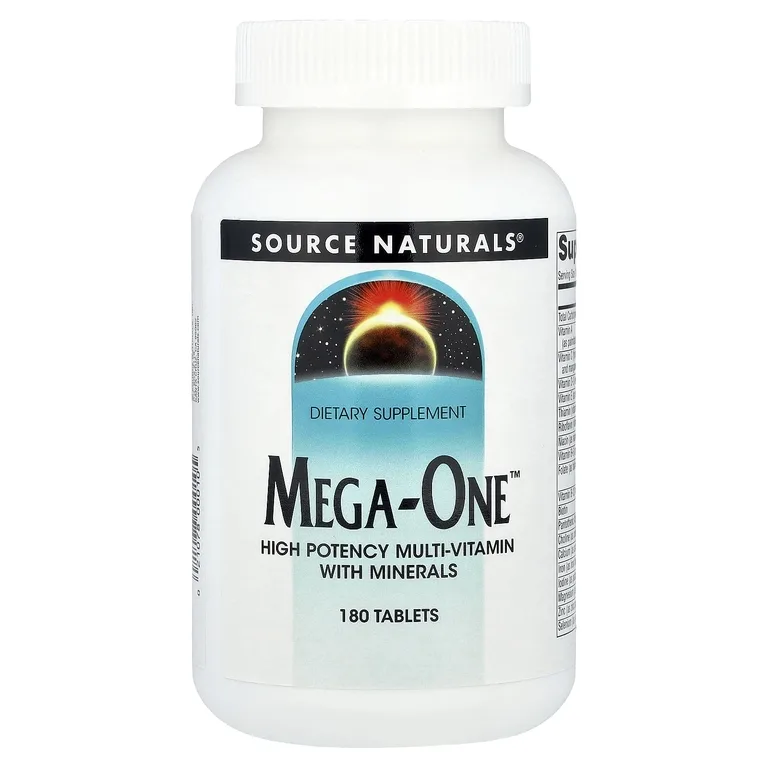 Source Naturals, высокоэффективный мультивитаминный комплекс с минералами, 180 таблеток