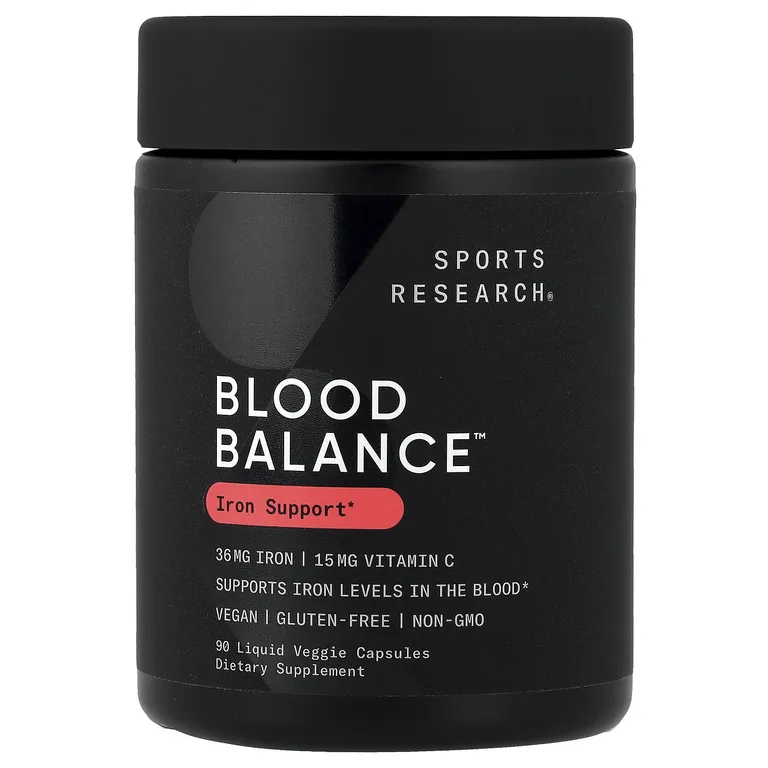 Sports Research, Blood Balance™, 90 растительных капсул с жидкостью
