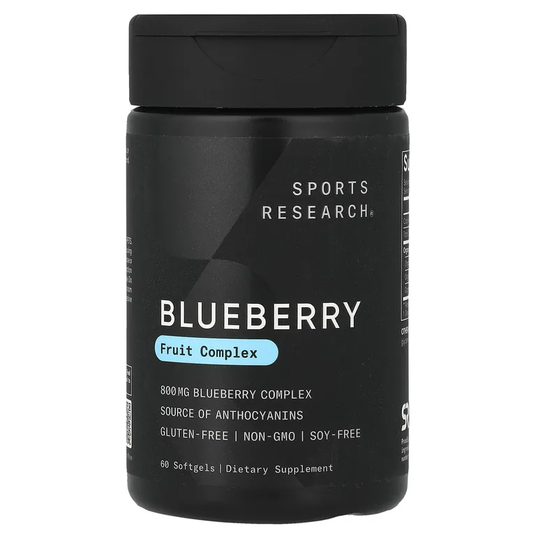 Sports Research, комплекс ягод голубики, 60 капсул