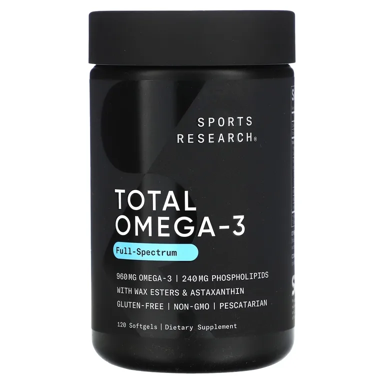 Sports Research, Омега-3, 120 капсул