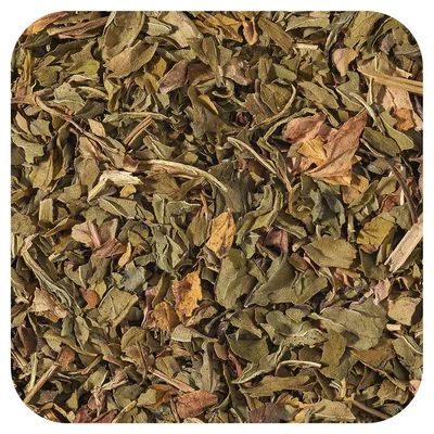 Starwest Botanicals, органические листья перечной мяты, нарезанные и просеянные, 453,6 г (1 фунт)