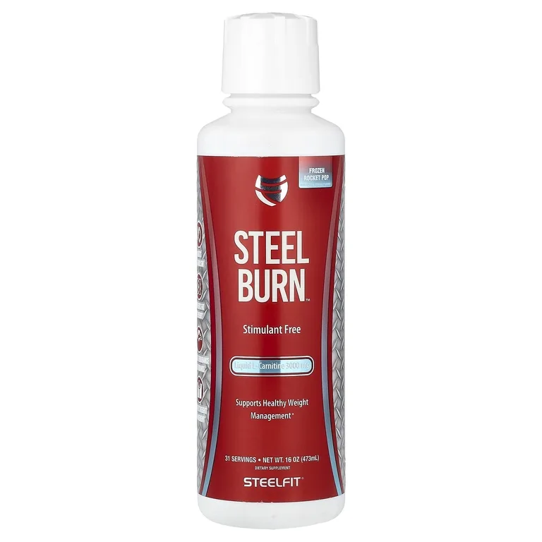 SteelFit, Steel Burn™, жидкий L-карнитин, со вкусом замороженного напитка, 473 мл (16 унций)