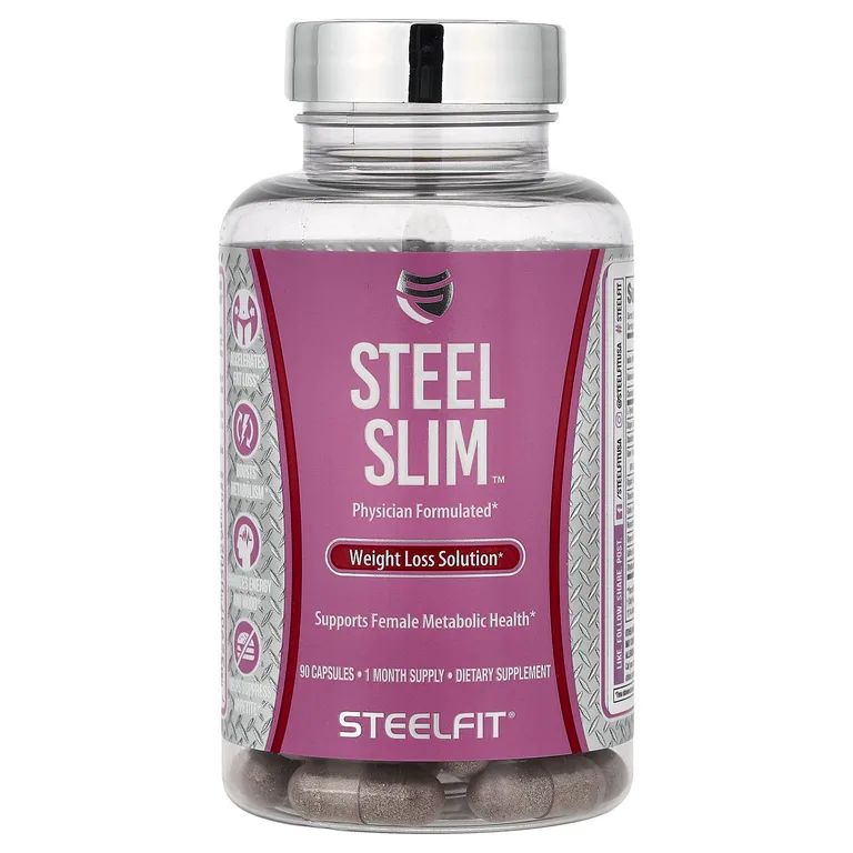SteelFit, Steel Slim™, средство для снижения веса, 90 капсул