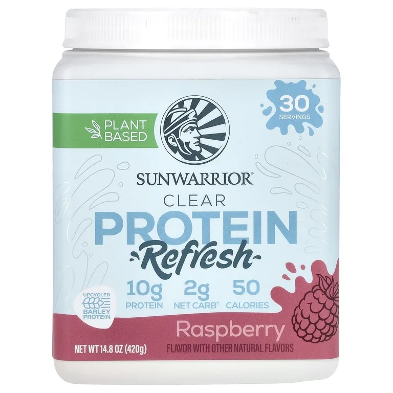 Sunwarrior, Clear Protein Refresh, малина, 420 г (14,8 унции)