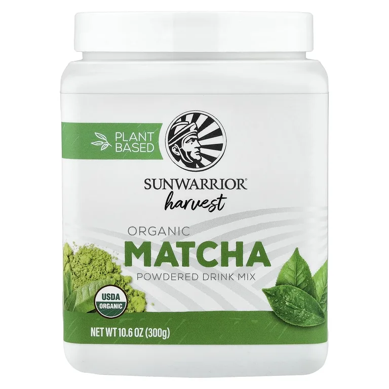 Sunwarrior, Harvest, органическая смесь для приготовления напитка с матча, 300 г (10,6 унции)